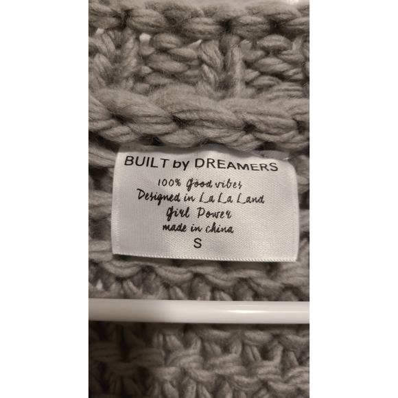 Built by Dreamers chunky knit sweater cardigan - Picture 3 of 5